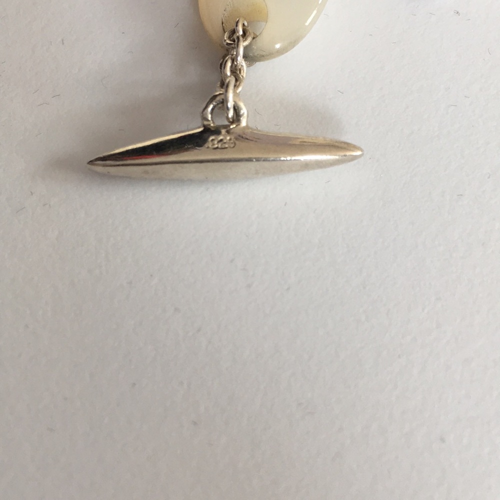 Ralph Lauren (RL) Sterling Silver Pearl Bracelet - Picture 6 of 6